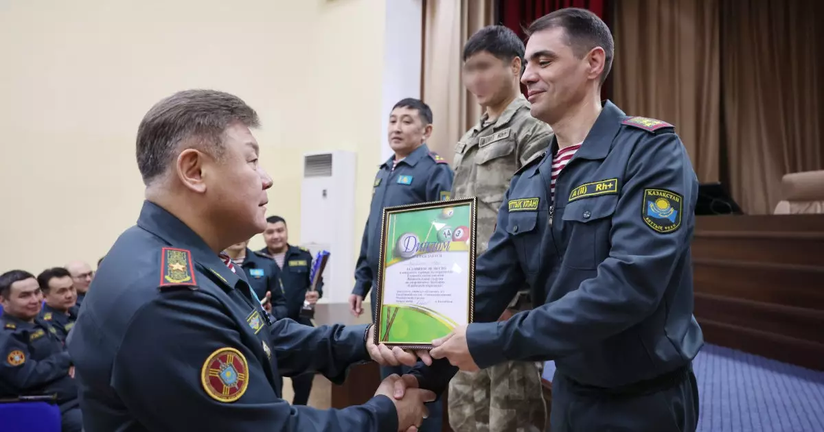  Ұлттық ұланда бильярд турнирінің жеңімпаздары анықталды 