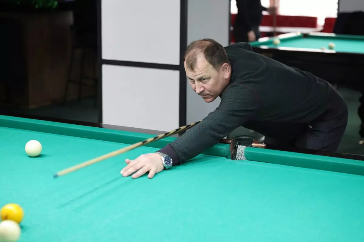 Турнир по бильярду состоялся в Нацгвардии (ВИДЕО)