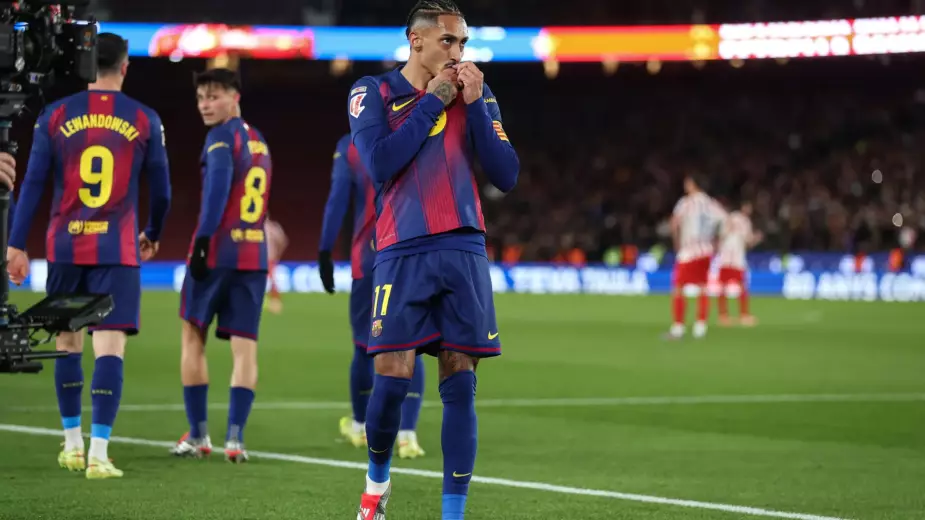 "Барселона" разгромно выиграла матч в Ла Лиге (ВИДЕО)