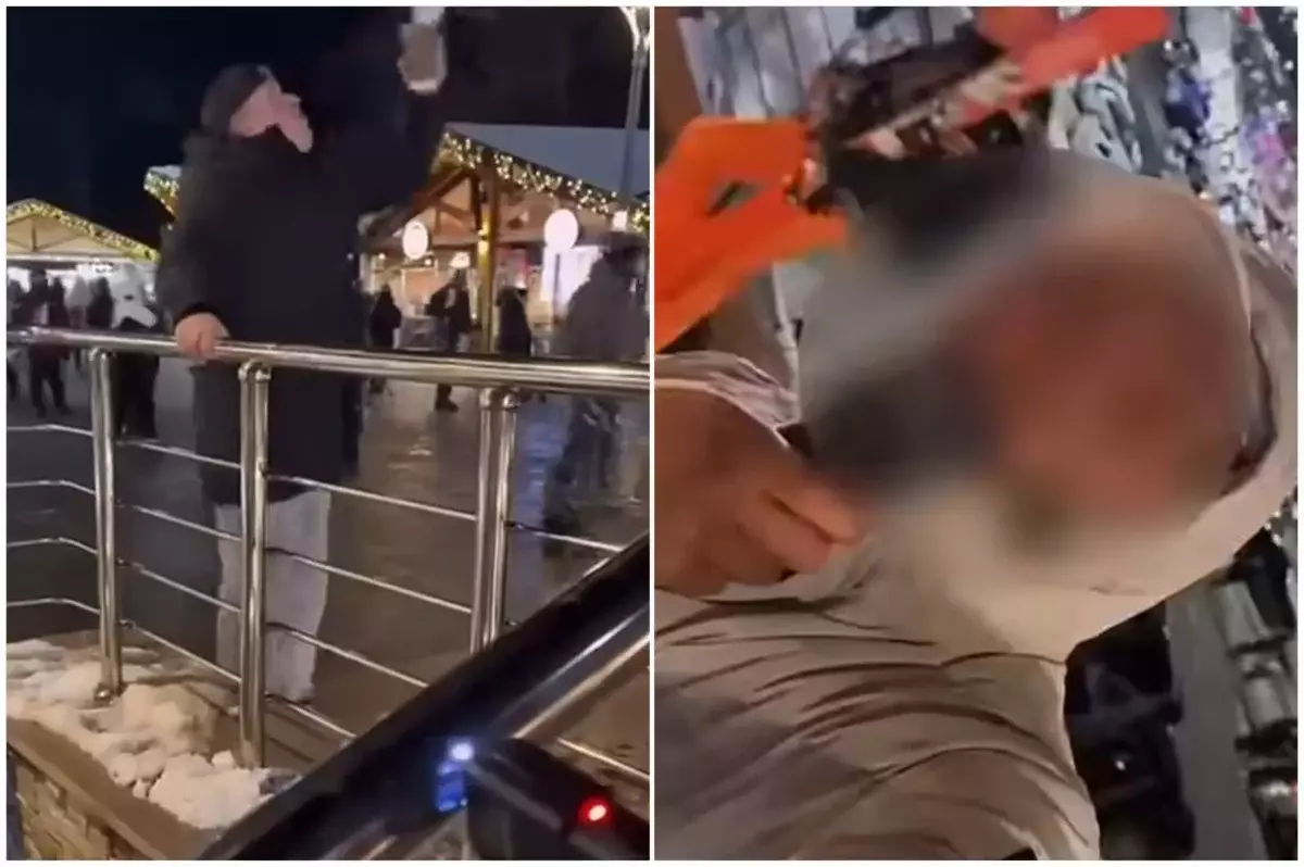 Алматыда ер адамның тұрғындарды электрошокермен қорқытқан видеосы тарады