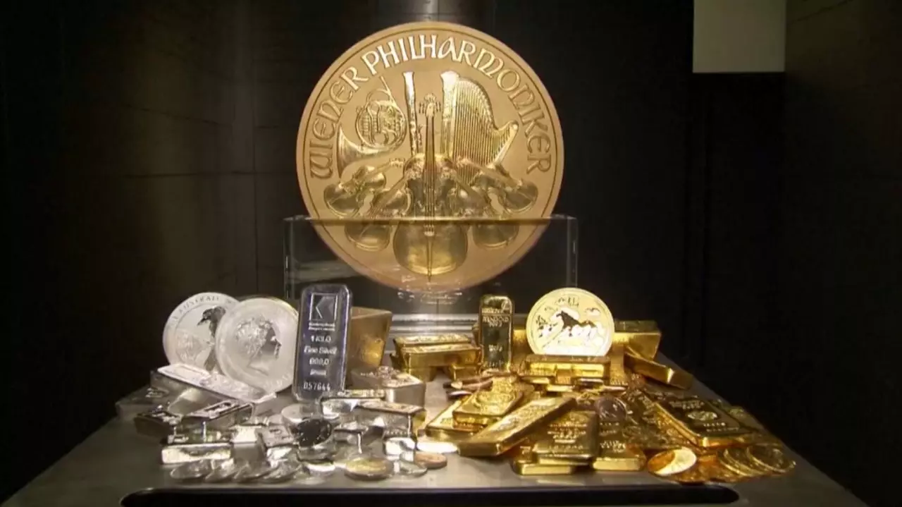 Стоимость золота снова достигла максимума