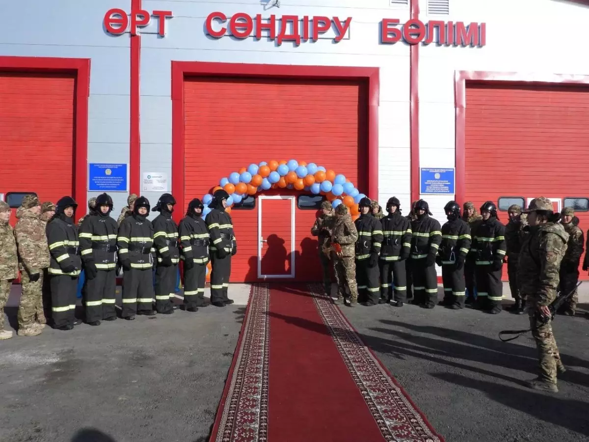 Кеген ауылында жаңа өрт сөндіру депосы ашылды