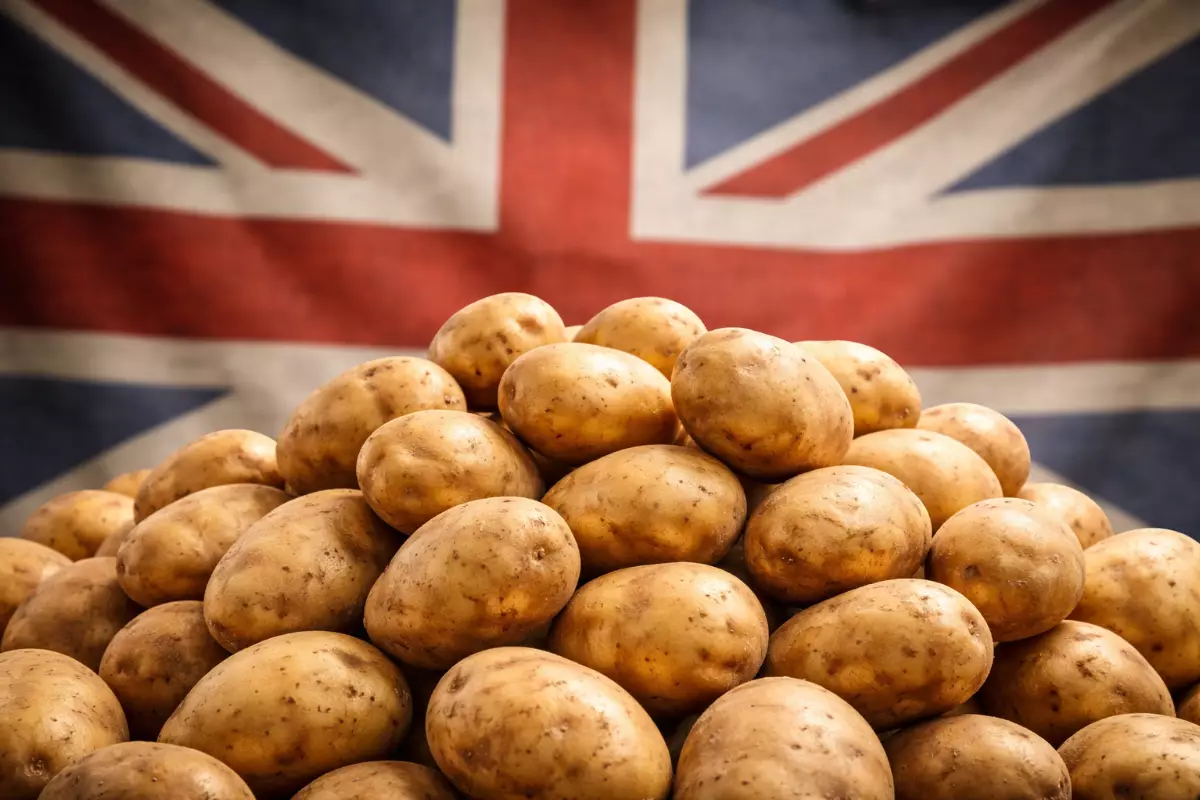 Казахстан начал закупать картофель в Великобритании