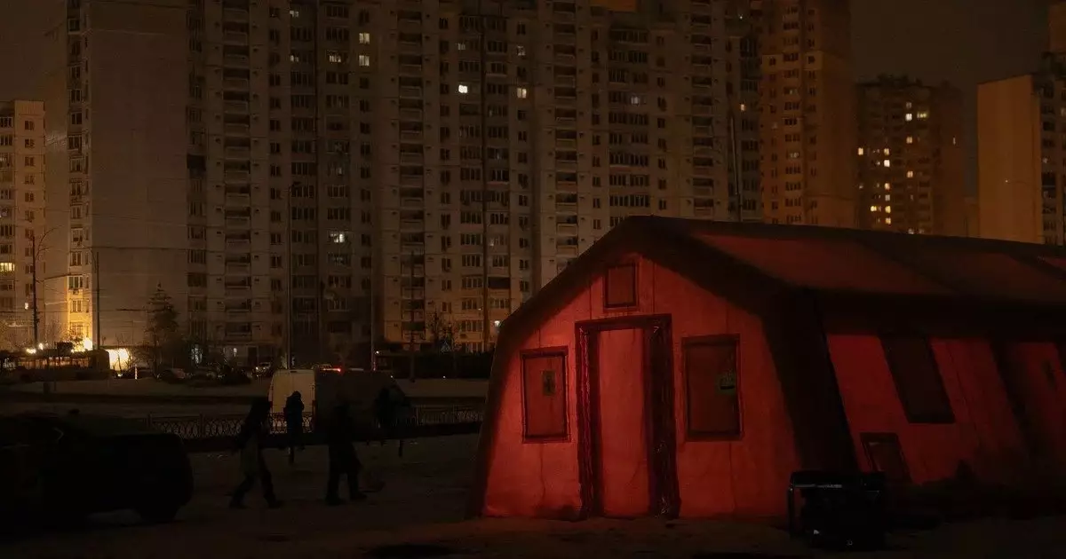 Ресейдің әуе шабуылынан кейін Киевте 1600-ден астам үй жылусыз қалды