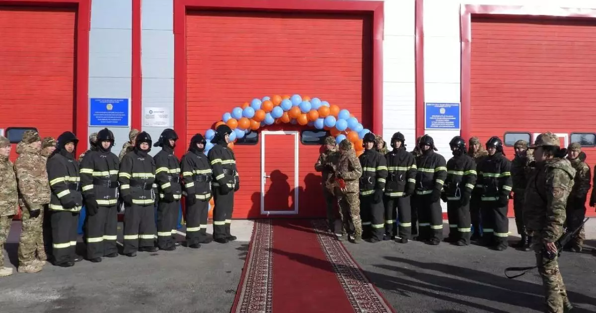  Кеген ауылында жаңа өрт сөндіру депосы ашылды 