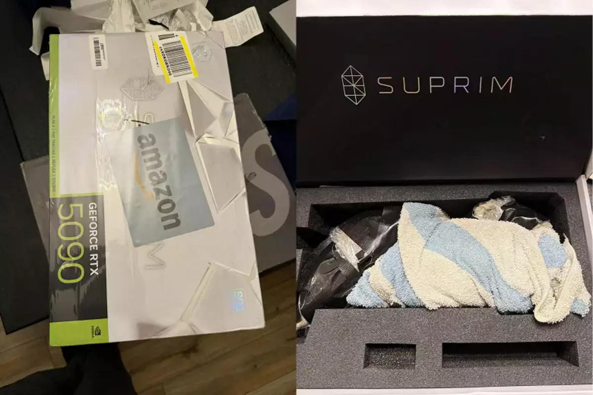 Американец получил камни и полотенце вместо дорогой видеокарты - новости на Lada.kz 26.01.2026