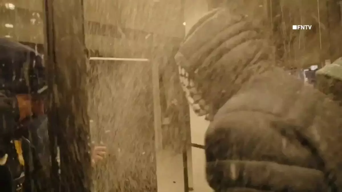 Анти-ИСИ активисты столкнулись с федеральными агентами в отеле Миннеаполиса, в ответ те применили слезоточивый газ и светошумовые гранаты.