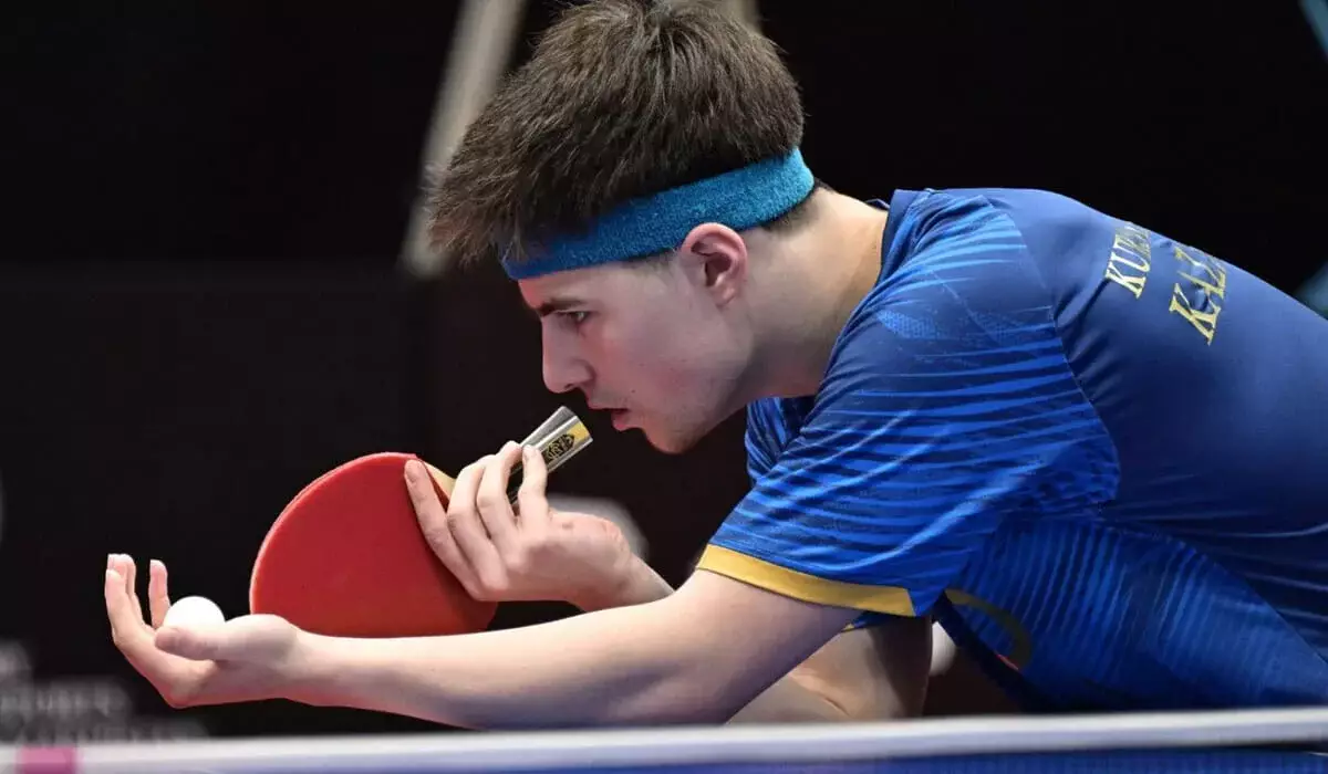 Казахстанец завоевал две медали на турнире по настольному теннису в Катаре