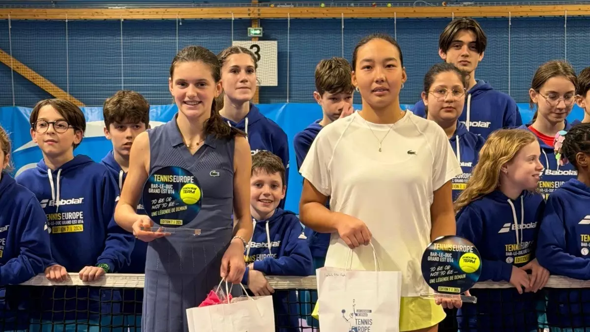 Казахстанка вышла в финал престижного турнира Tennis Europe во Франции