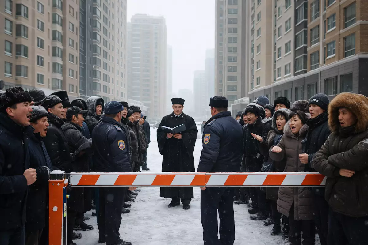 Битва за шлагбаум: в Астане спор между ОСИ дошел до суда