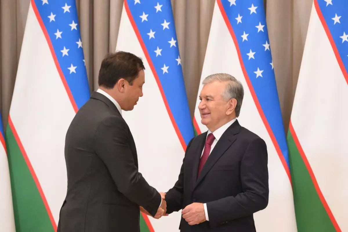 Геннадий Головкин Өзбекстан президентімен кездесті