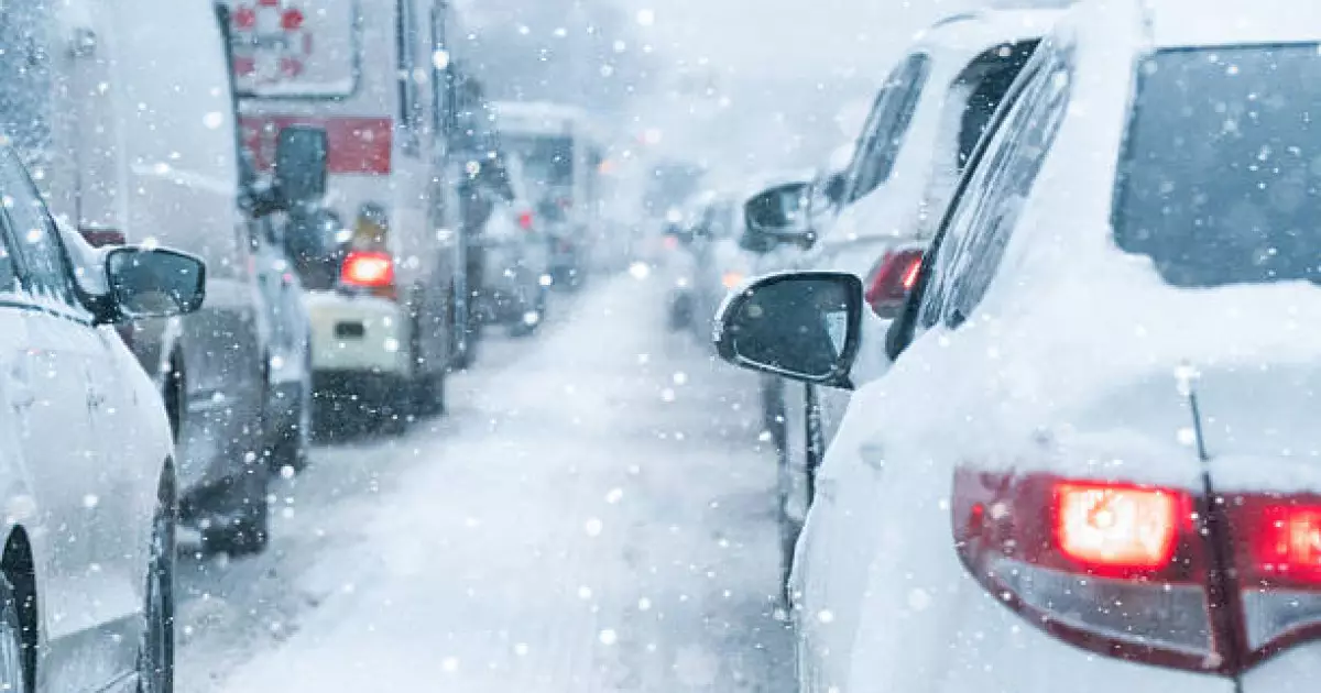   Ауа райы бұзылып, Ақмола облысында да жол жабылды   