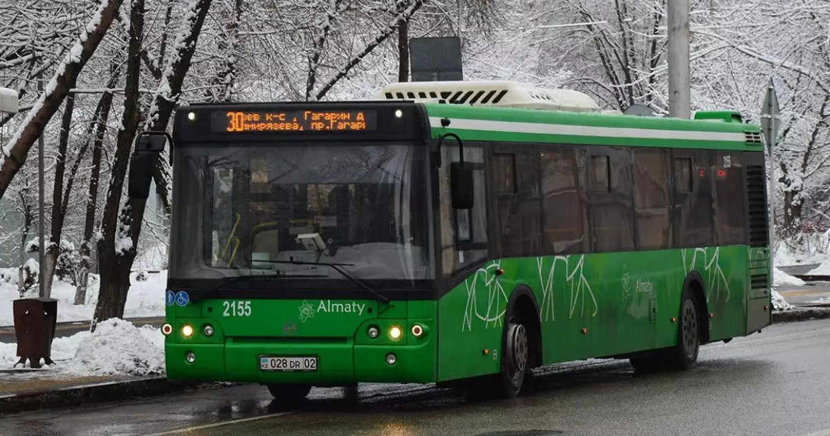  Алматыда автобус жүргізушісі рөлде келе жатып көз жұмды 