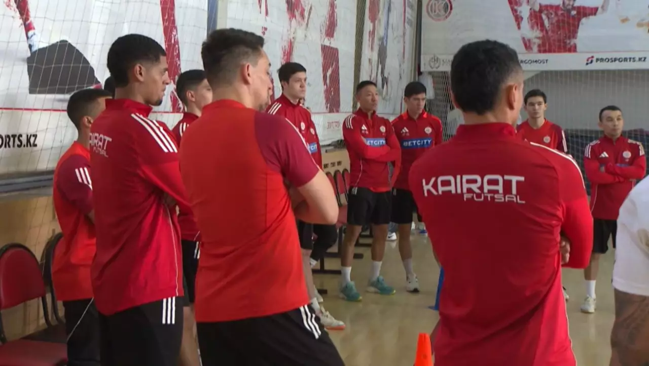 «Қайрат» футзалдан Чемпиондар лигасының ширек финалына дайындалып жатыр