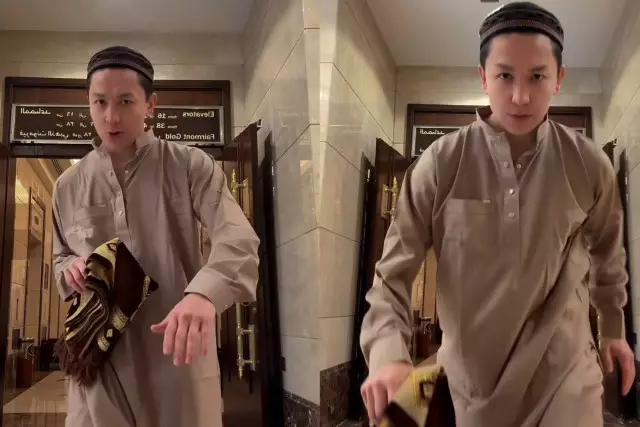 Желіде Өктем Алтайдың ұлы Меккеде Тик-ток түсіріп сынға ұшырады