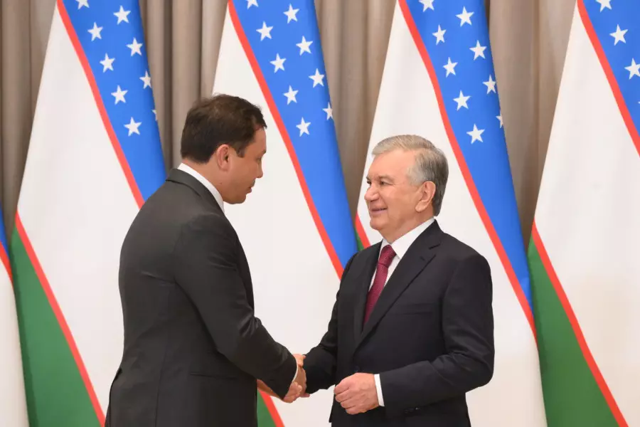  Головкин Өзбекстан президентімен кездесті