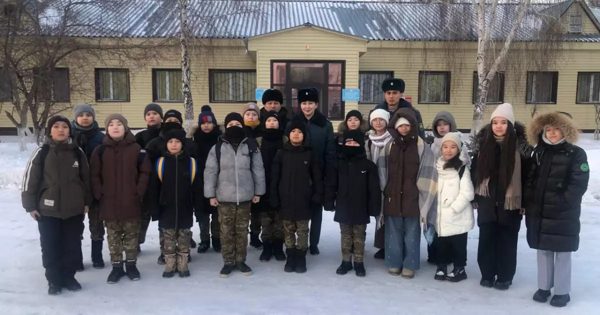  Ұлттық ұланның 6505 әскери бөлімінде оқушылар үшін Ашық есік күні өтті 