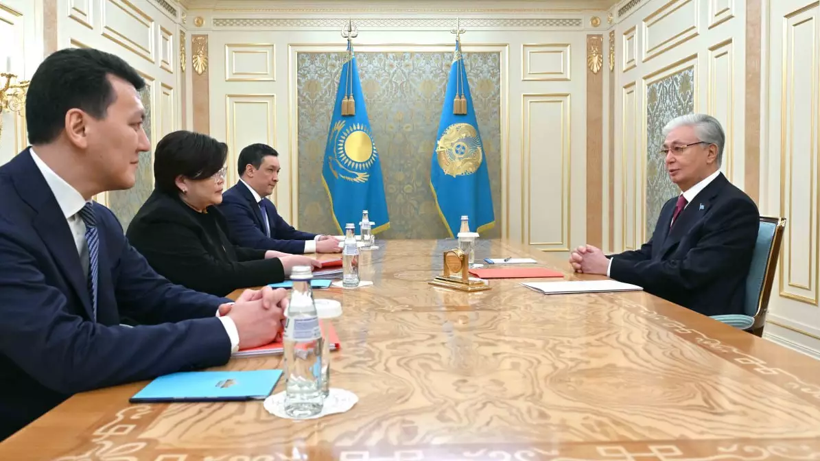 Президент Конституциялық комиссияның төрағасын қабылдады