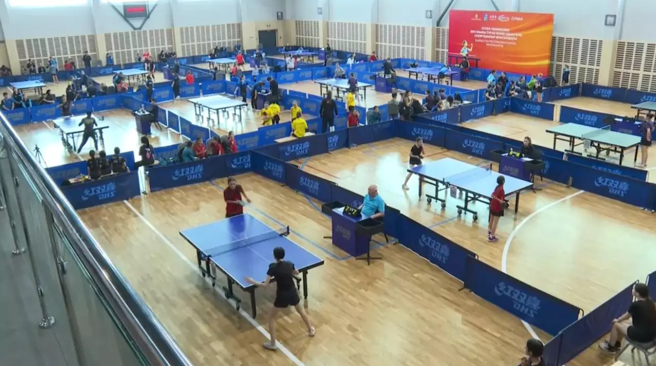 Чемпионат РК по настольному теннису стартовал в Жезказгане