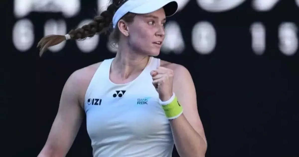  Australian Open: Рыбакина әлемнің 2-ракеткасын ұтып, жартылай финалға өтті 