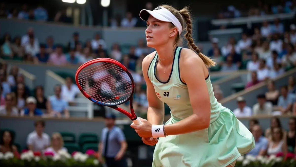 Как Елена Рыбакина сломала вторую ракетку мира
