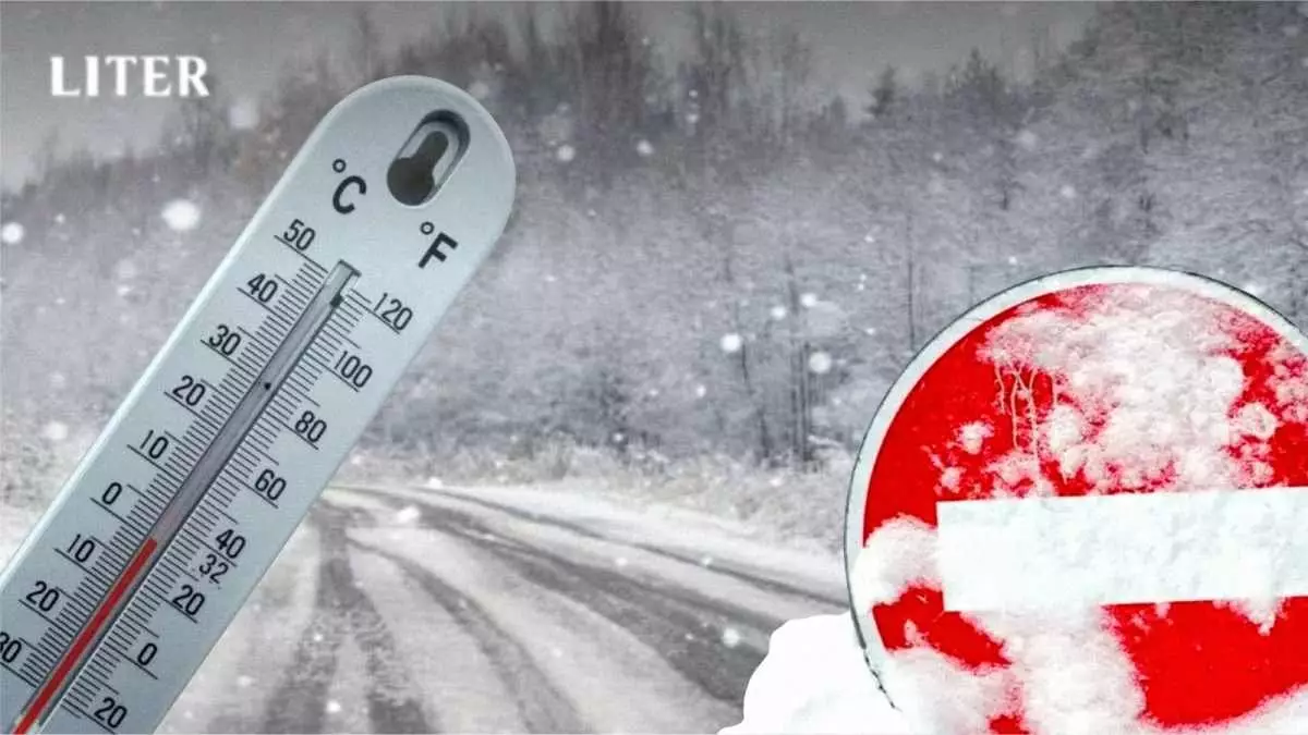 Какие трассы закрыли из-за непогоды в Казахстане