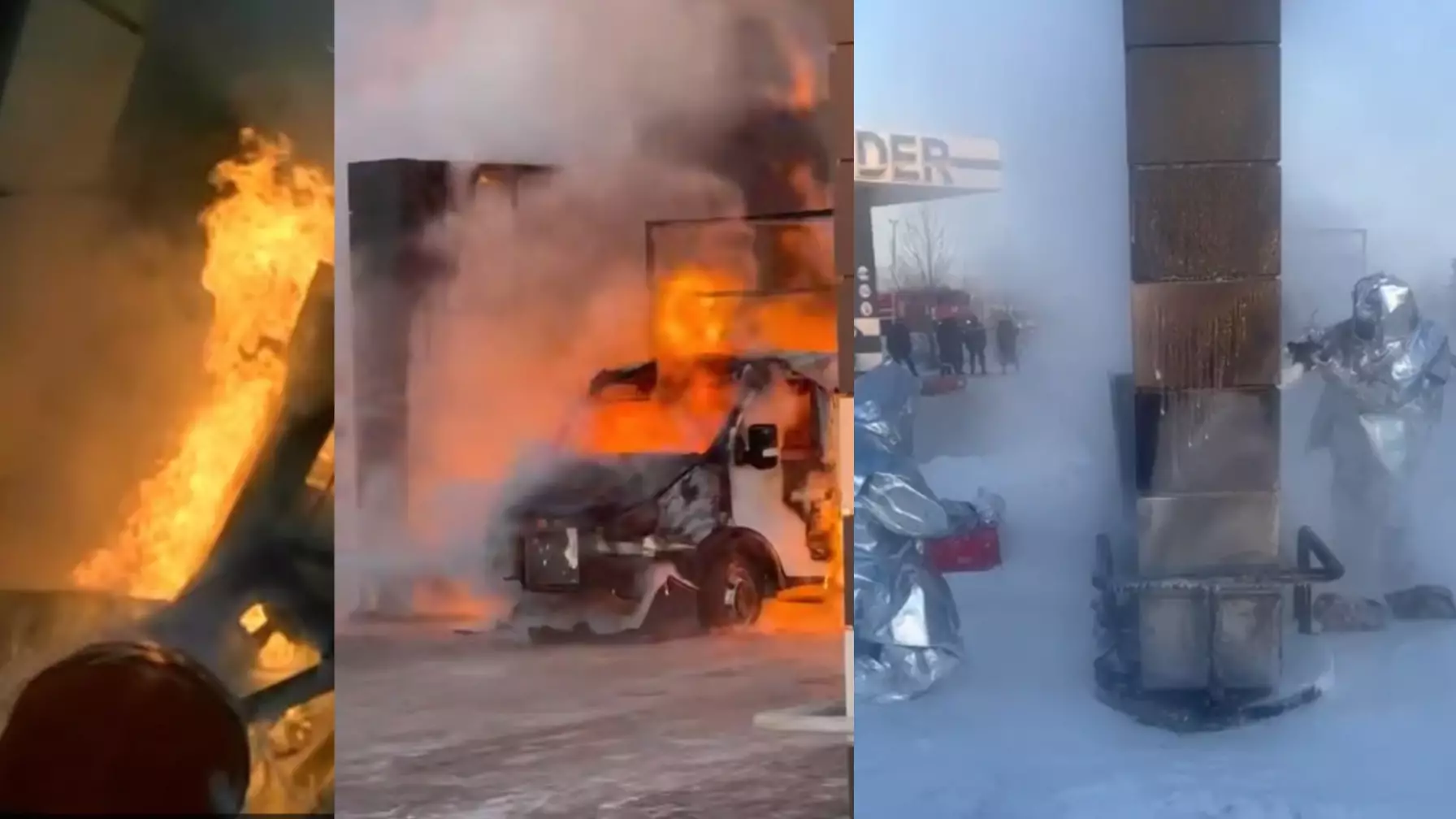 «Жанармай бекетіндегі газ колонкасы жарылған»: Ақтөбе қаласында болған оқыс оқиға туралы дерек шықты (ВИДЕО)