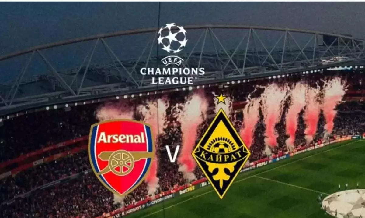 Чемпиондар лигасының соңғы турында “Қайрат” атақты “Арсеналға” қарсы матч өткізеді