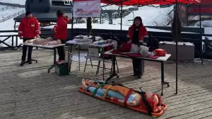 Алматының шұғыл қызмет өкілдері мен альпинистер "Шымбұлақта" дайындықтан өтті