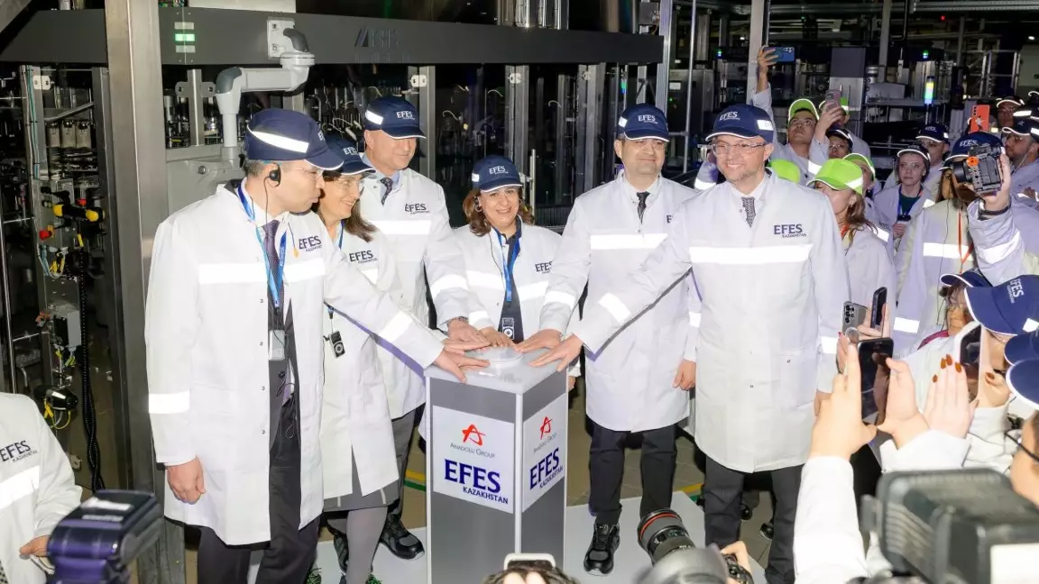 Efes Kazakhstan компаниясы Алматы облысында жаңа жоғары технологиялық құю желісін ресми түрде іске қосты