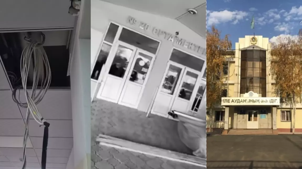 Алматы облысында жаңадан жөндеуден өткен мектептің жертөлесін су басып, тағы шу болды