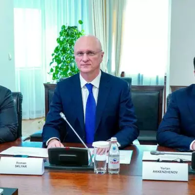 Роман Скляр обсудил с руководством «Шеврон» перспективы сотрудничества и ситуацию на Тенгизе