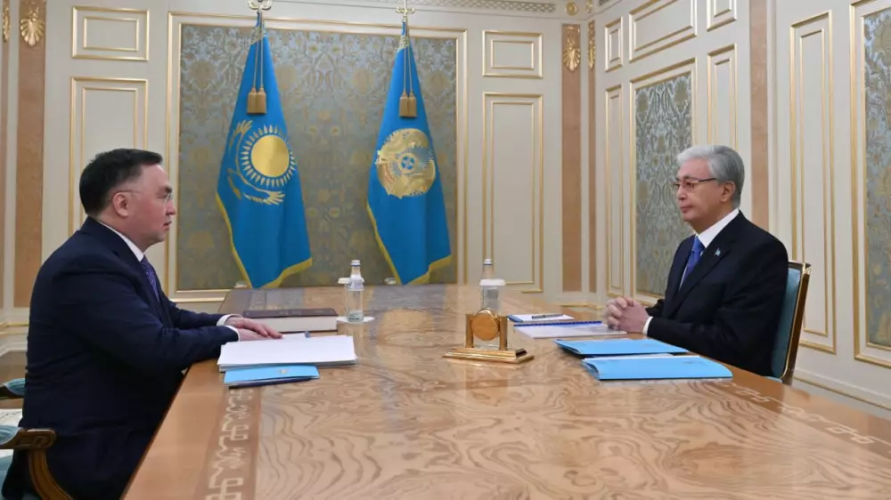 Тоқаев Жоғарғы сот төрағасы Мерғалиевті қабылдады