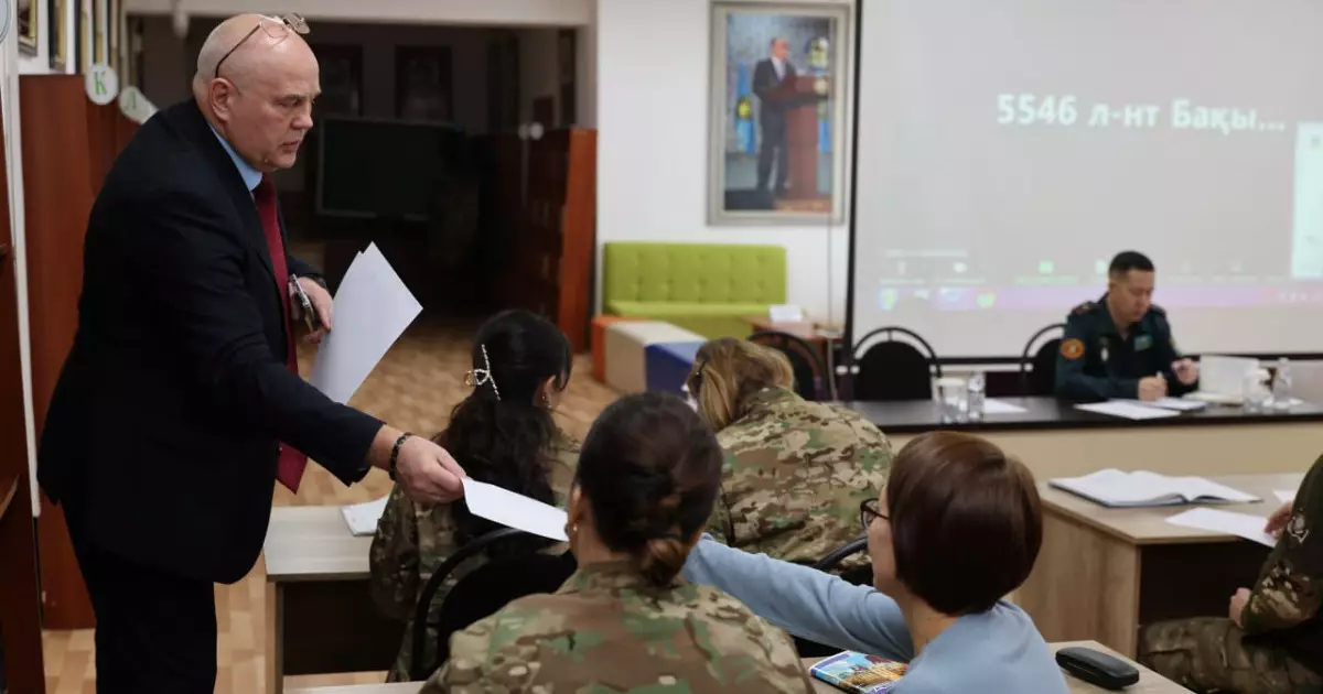  Ұлттық ұланда әскери психологтарға арналған семинар-тренинг өтті 