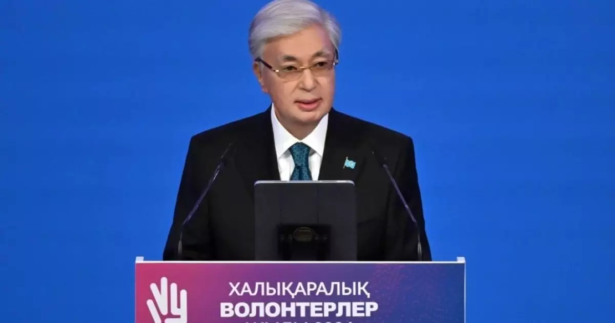  Тоқаев еріктілердің еңбегін жоғары бағалады 