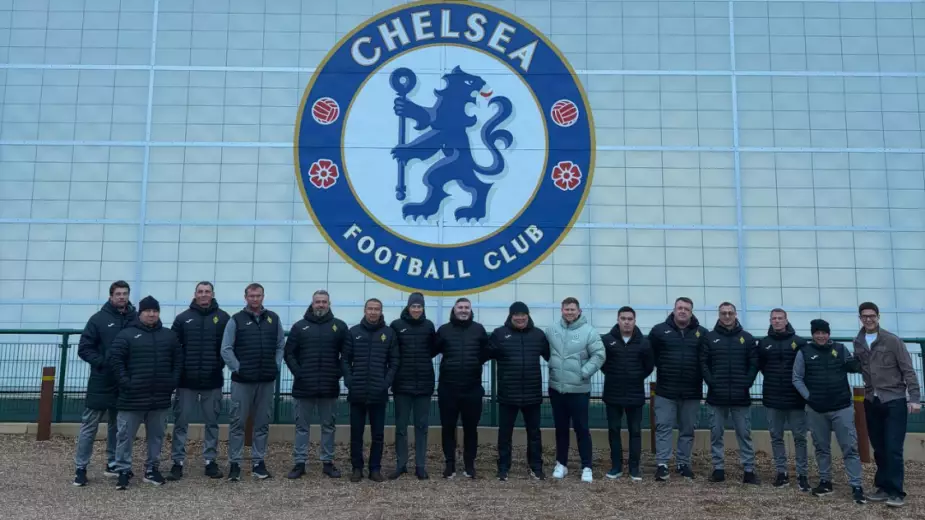 "Кайрат" посетил тренировочную базу "Челси" после матча с "Арсеналом"