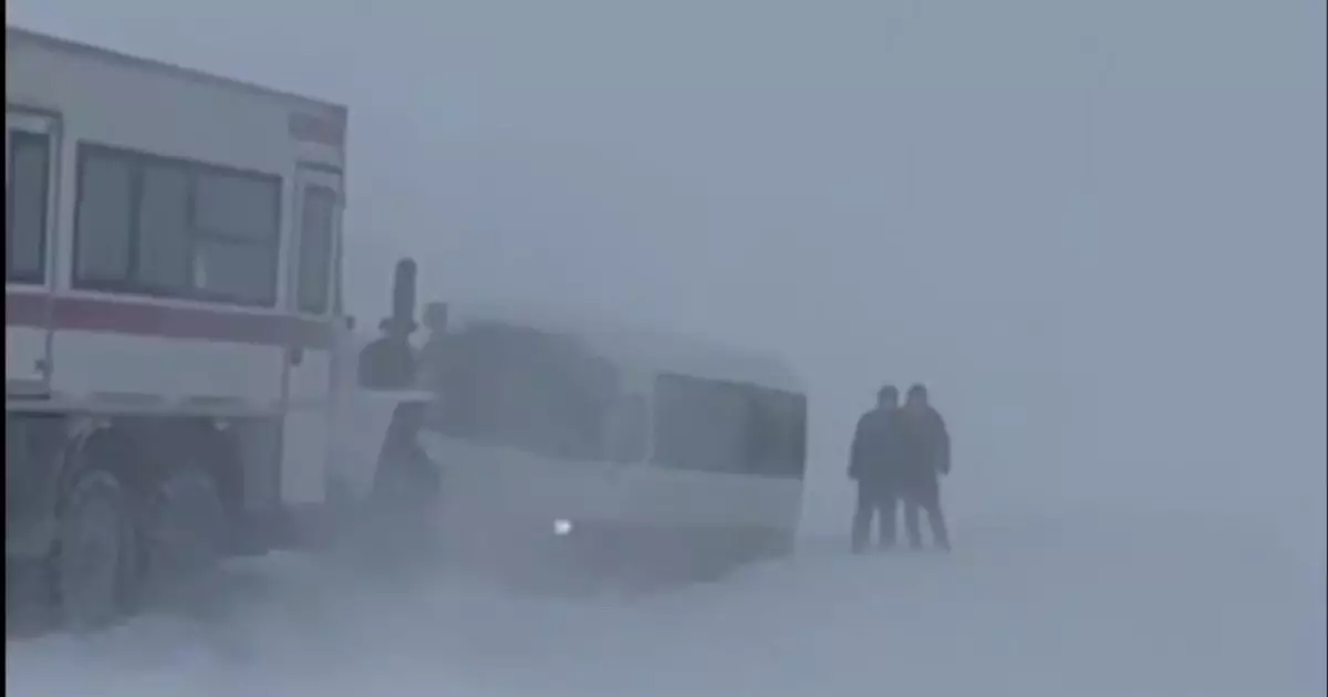  Түркістан облысында қар құрсауында қалған 4 адам құтқарылды 