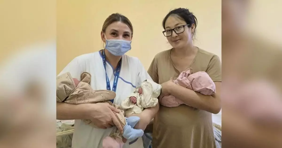  Қостанайлық үш ұлдың анасы үшем қыз босанып, алты баланың анасы атанды 