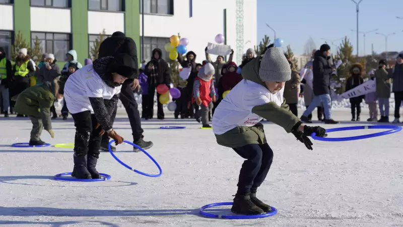 Елордада «Қысқы көңілді старт» эстафетасы өтті