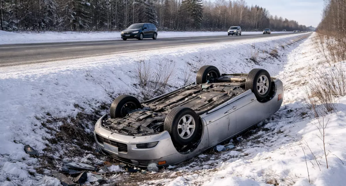 СҚО-да жол апатынан 19 жастағы жүргізуші мерт болды
