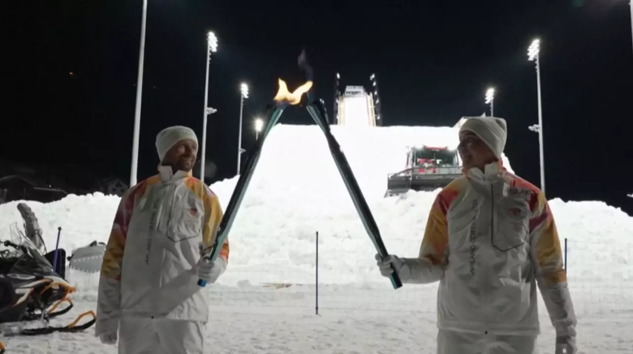 Олимпийский огонь преодолел 90% своего пути по Италии