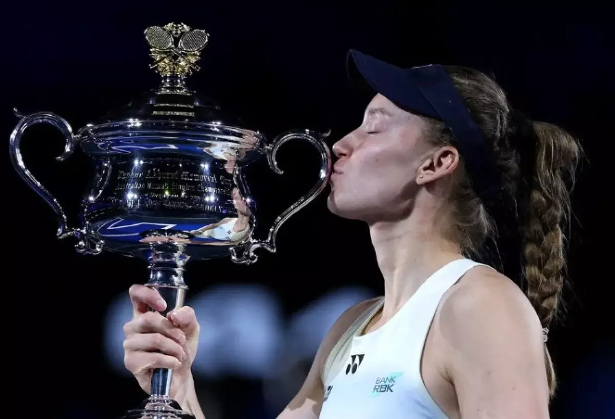 Триумф Еленой Рыбакиной: в Australian Open опубликовали пост на казахском языке