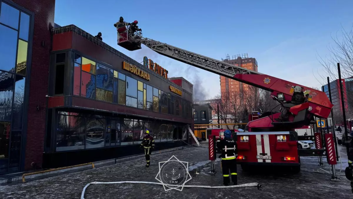 Астанада дәмхана өртенді