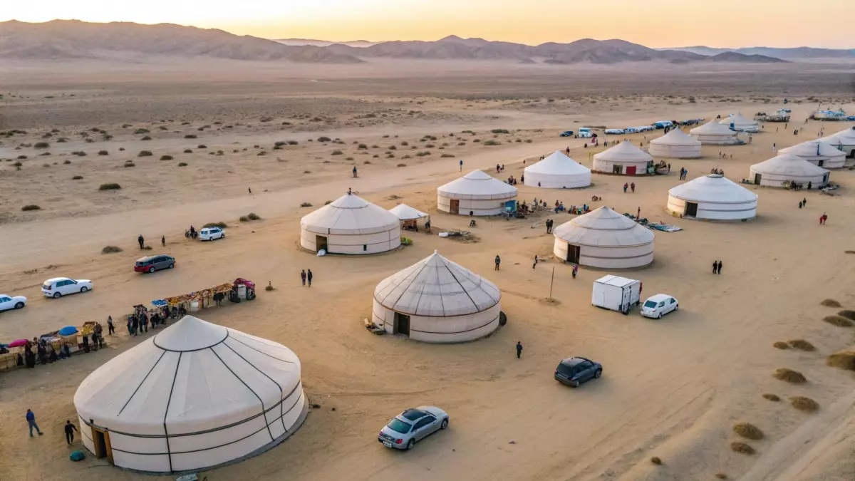 На всемирно известный фестиваль Burning man в США привезут 40 казахских юрт