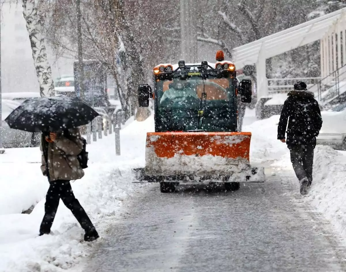 Резкое ухудшение погоды прогнозируется в Казахстане 2 февраля