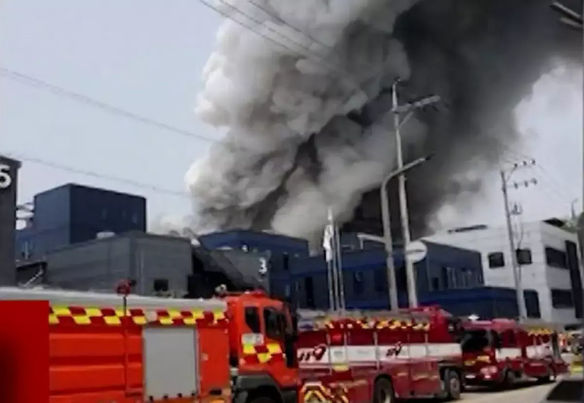 На заводе в Южной Корее после пожара пропал гражданин Казахстана - новости на Lada.kz 01.02.2026