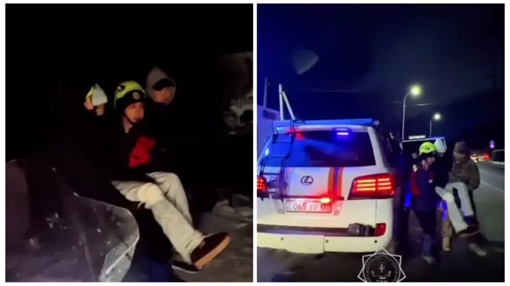 Туристка повредила ногу в горах Алматы - на помощь пришли спасатели