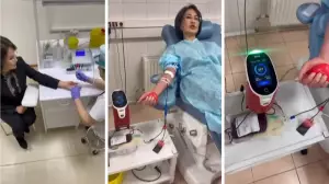 Денсаулық сақтау министрі донор болып, ақпанда қан тапсыру акциясын бастады