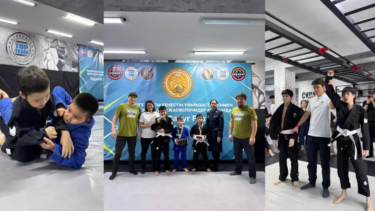 «Есірткісіз болашақ»: Алматы облысында джиу-джитсудан турнир өтті