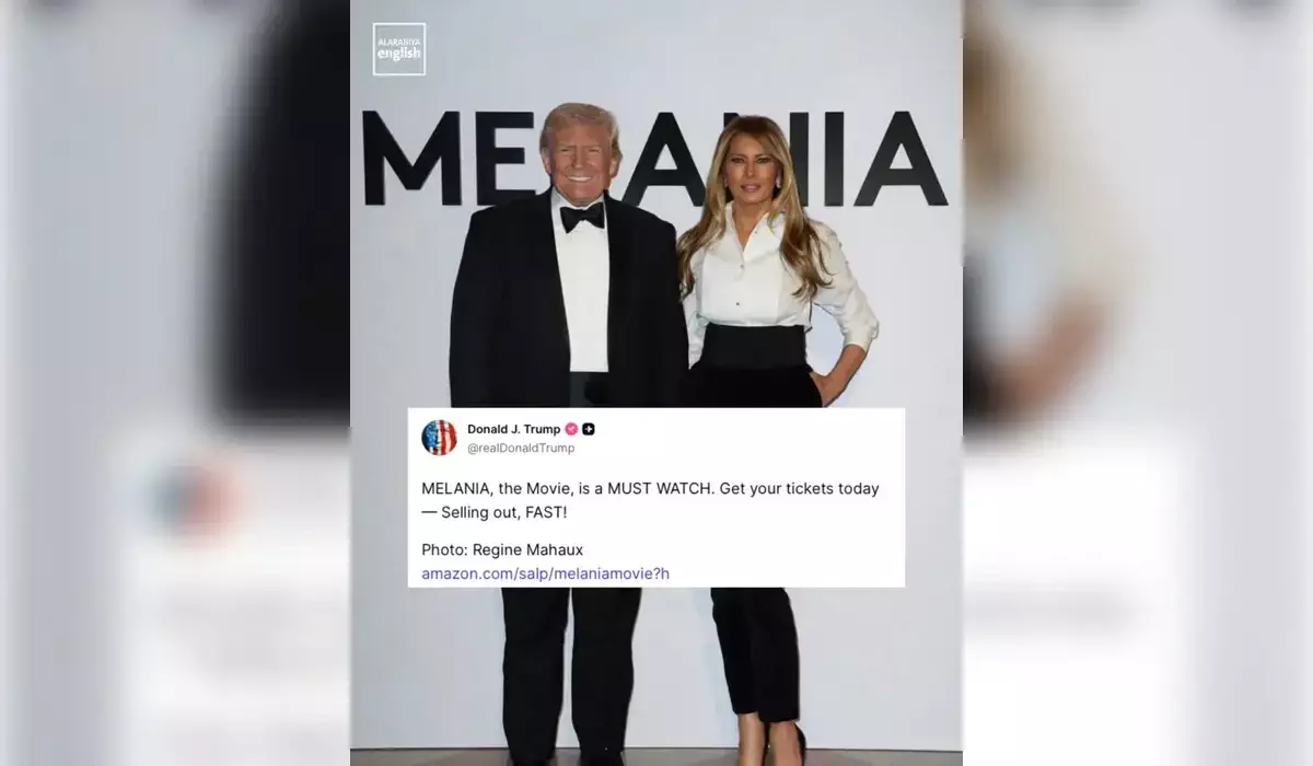 Трамптың әйелі түсірген «Мелания» деректі фильмі премьера күні рекордтық табыс тапты